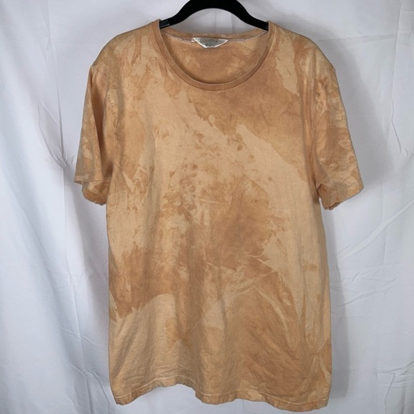 Gecko Shirt Oversized Tie dye Neutrals Crewneck Pullover Short Sleeve T-Shirt - Picture 2 of 6